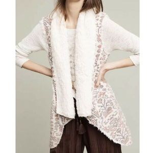 Anthropologie x HeiHei Furry Vest
